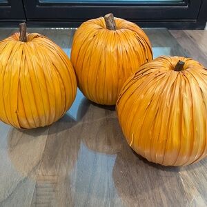 3-Piece Set Pumpkin Decorations